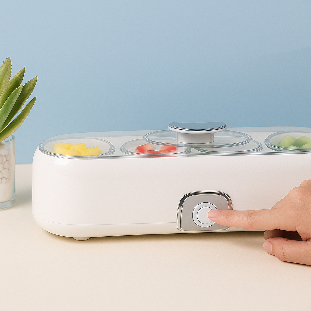 Machine à Yaourt Automatique avec Pots en Verre – Multi-Fonction